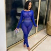Fall 2023 Designer Outfits Long Sleeve See Through Bodycon Jumpsuit Sexy Jumpsuits Ladies Jumpsuits Body Stocking luvshop24