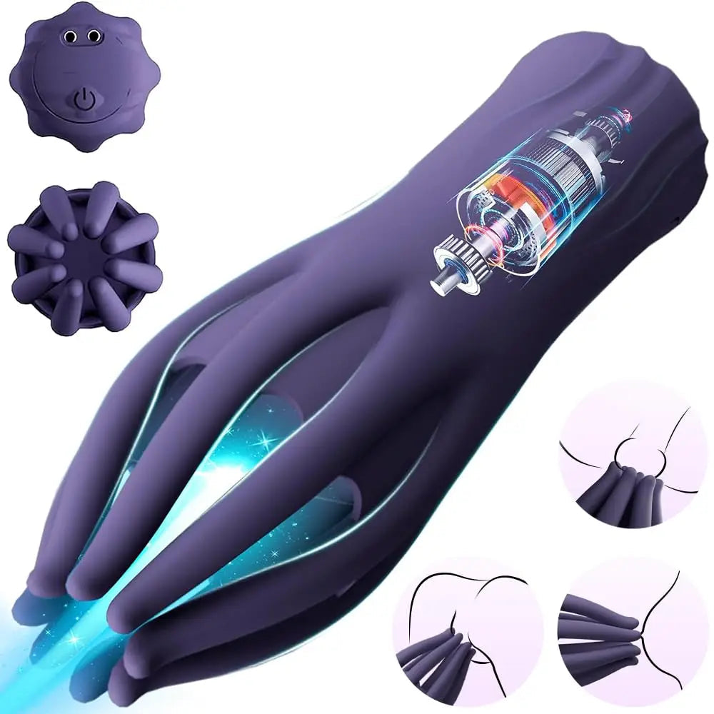 Men Masturbation Toys 30 Vibrating Penis Training Vibrator Male Masturbator With Clamping Pulse Vibration Handhold Glans luvshop24