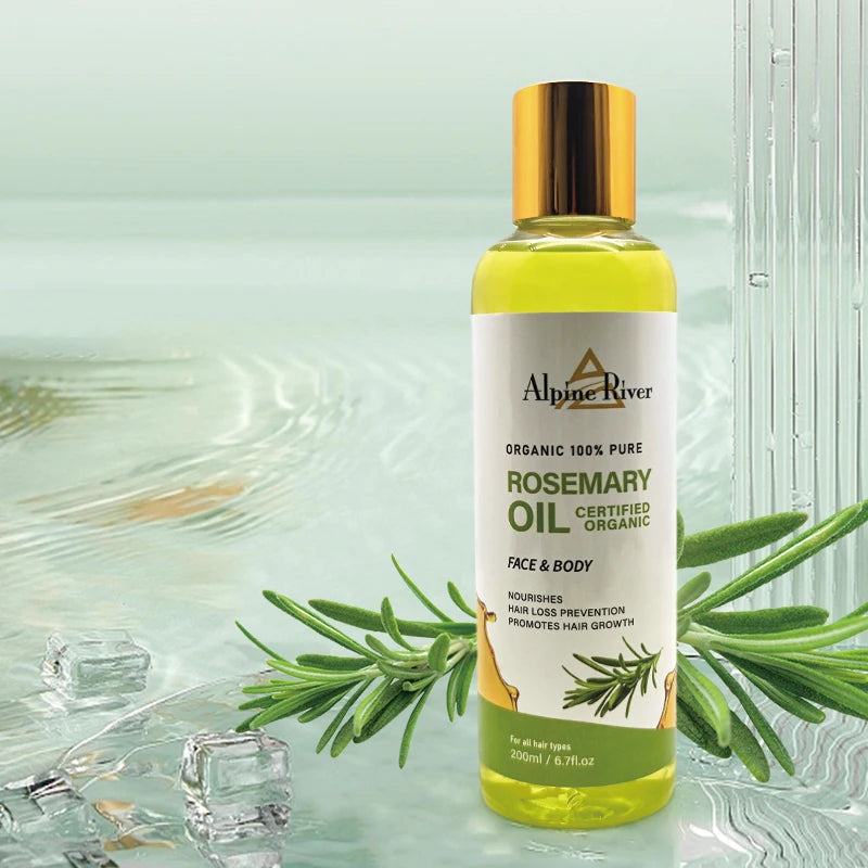 OEM Custom Private Label 100% Natural Herbal Organic Rosemary Hair Growth Oil Facial Treatment Anti-Acne Massage Oil luvshop24