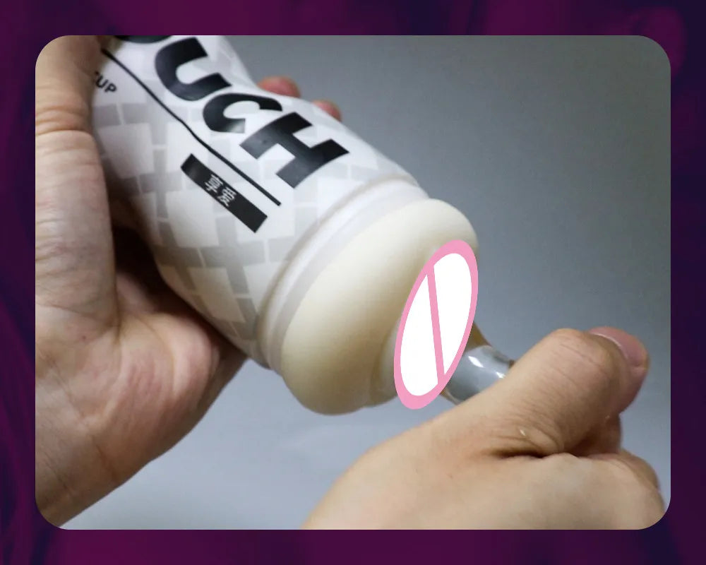 Male Masturbator Cup Soft Pussy Sex Toys Transparent Vagina Adult Endurance Exercise Products Vacuum Pocket Cup Sex Toys for Men luvshop24