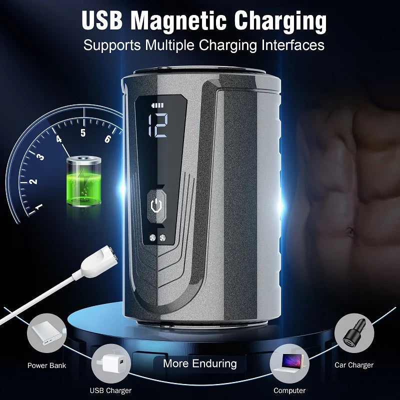 Automatic Male Masturbators Electric Vibrating Male Masturbator Machine for Man Masturbation Cup Erotic Toys luvshop24