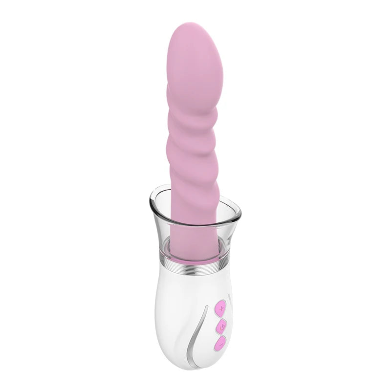 Powered Telescopic Rabbit Vibrator G-Spot Female Masturbation Device for Vaginal Stimulation Similar Features luvshop24