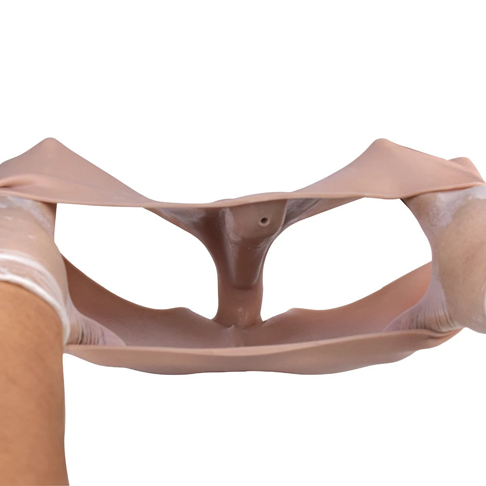 FAAK Silicone Pussy Pants Sissy Cosplay Vaginal Pants for Men Couple Sexing Games Erotic Dildo With Pussy luvshop24
