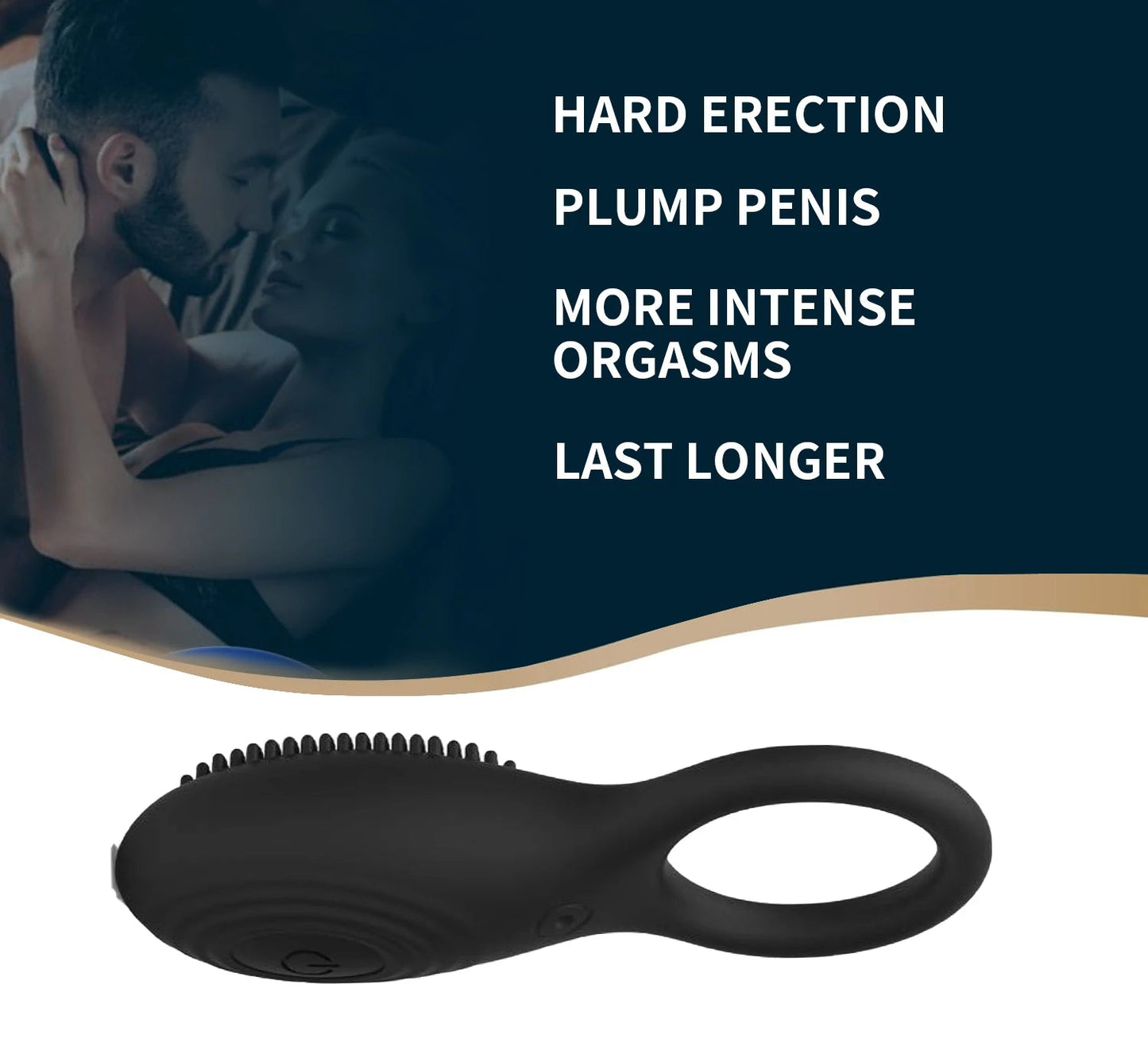 Men Masturbation Toys USB Rechargeable 10 Frequency Wireless Remote Control Cum Locking Male Silicone Erotic Vibrating Ring luvshop24