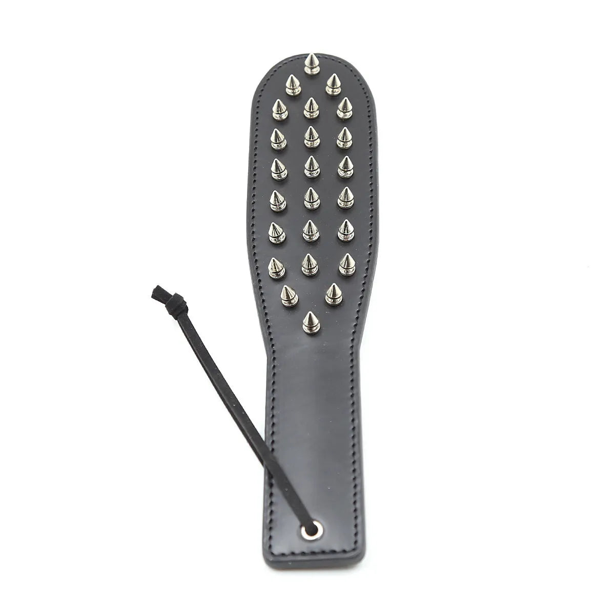 141G Metal Leather Erotic Toys for Foreplay Flirting Punishment Spanking Whip Sexual Abuse Hand Slap Props Rivet BDSM SM luvshop24