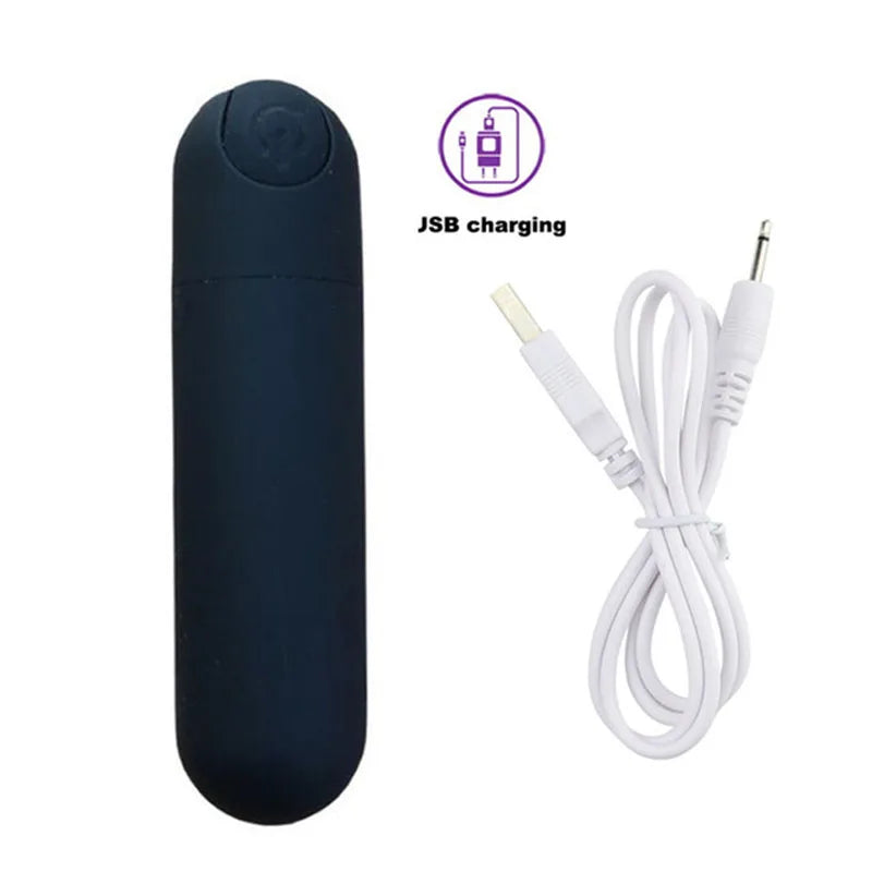 USB Chargeable Bullet Vibrator Woman Powerful Clitoris Stimulator G Spot Vagina Massager Mini Vibratoring Egg Female Masturbator luvshop24