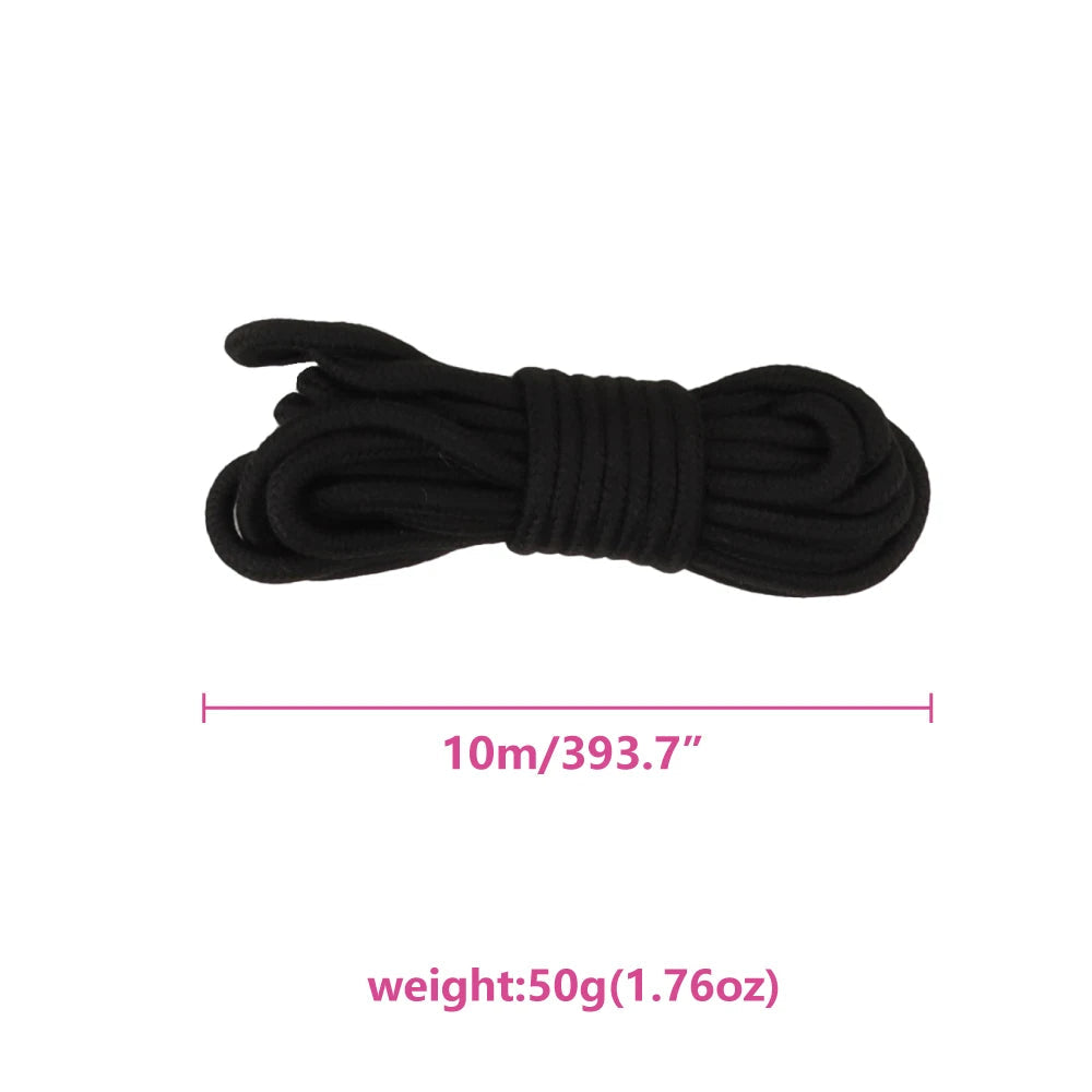 10 Pcs/set Products Erotic Adults Games Bdsm Bondage Set Handcuffs Nipple Clamps Gag Whip Rope Toys for Couples luvshop24
