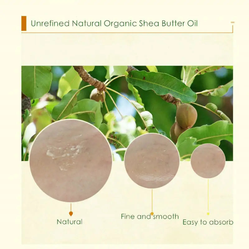 50g/100g Natural Organic Unrefined Shea Butter Oil Skin Care Body Massage Oil Moisturizing Nourishing Cosmetics Raw luvshop24