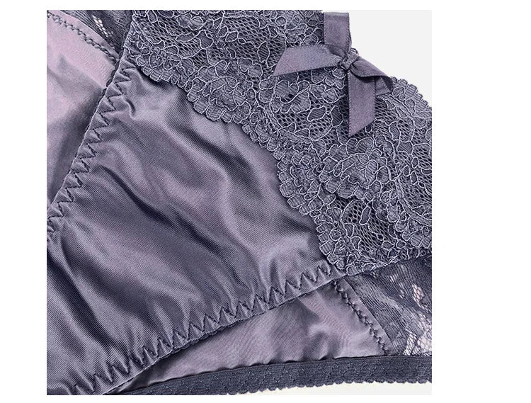 Meet'r 3Pcs/lot Women Sexy Lace Panties Low-waist Underwear Female G String Breathable Hollow out Lingerie Temptation Intimates luvshop24