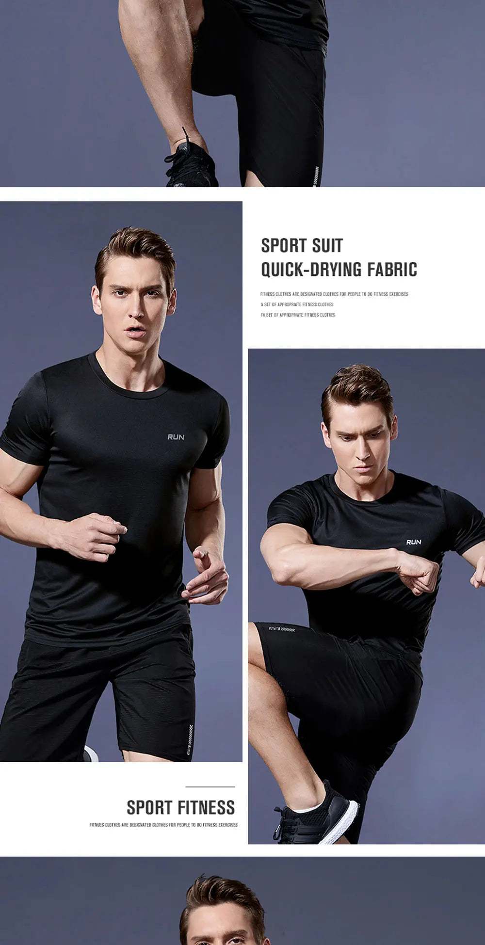 Sport Shirt 2024 Summer New 100% Polyester White Solid T Shirt Men Causal O-neck Basic T-shirt Male High Quality Running Tops luvshop24