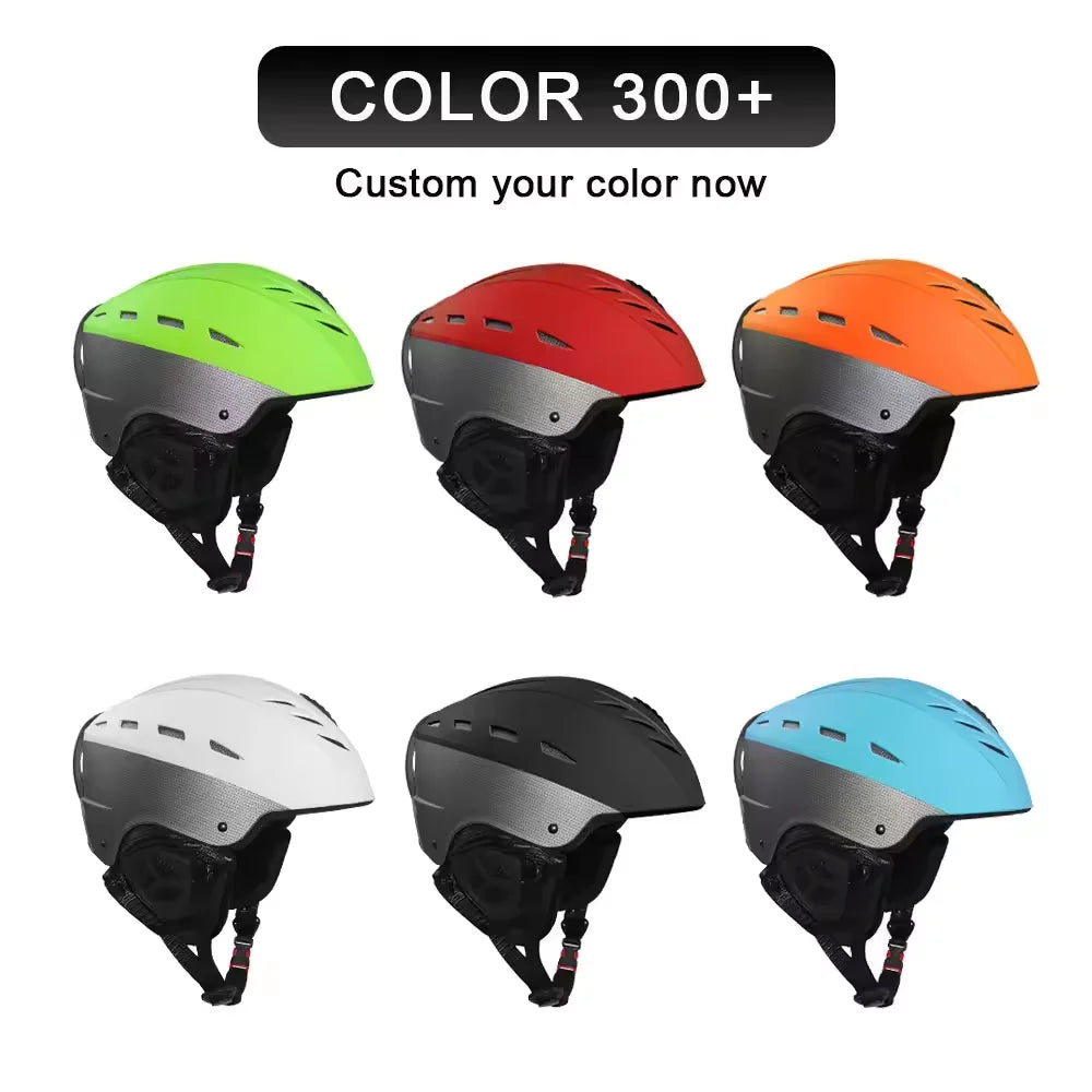 2024 Adult Women Men Custom Nice Design Ski Snowboard Snow Helmet Ski Helmet CE Approved luvshop24