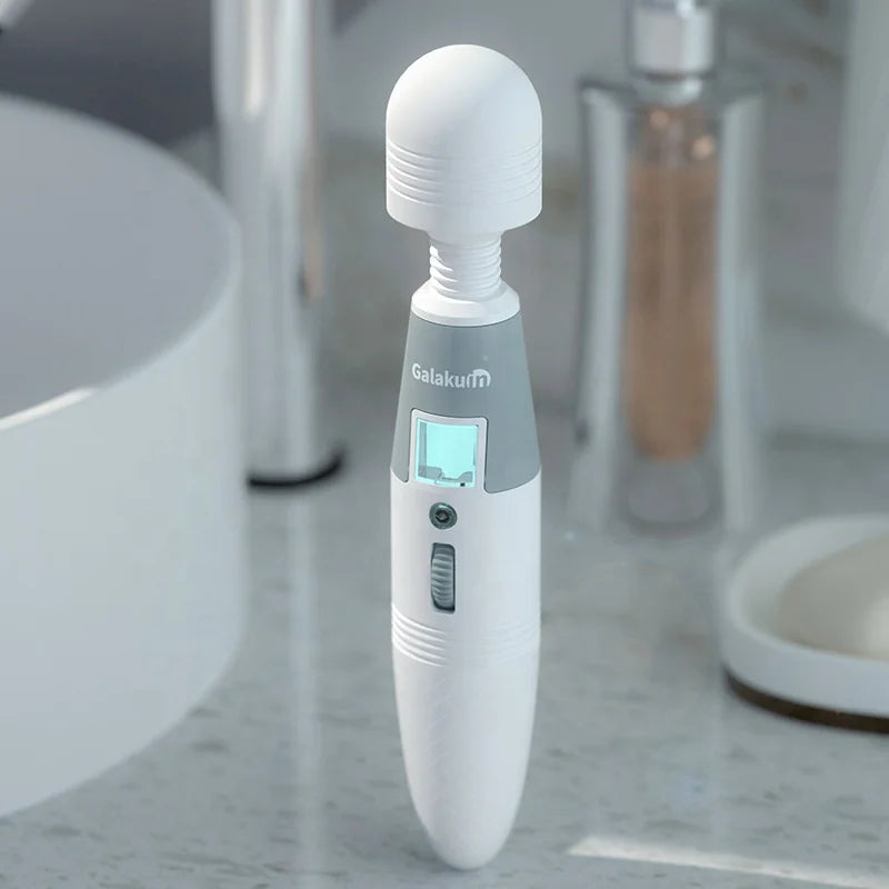 LED Display Av Wand Massager Vibrator Full Body Clitoris Stimulation for Women Big Magic Wand luvshop24