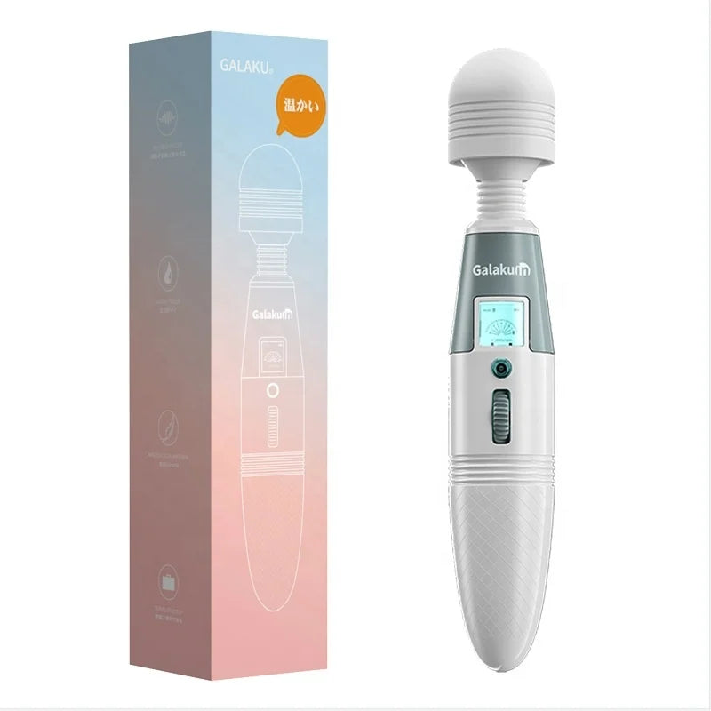 LED Display Av Wand Massager Vibrator Full Body Clitoris Stimulation for Women Big Magic Wand luvshop24