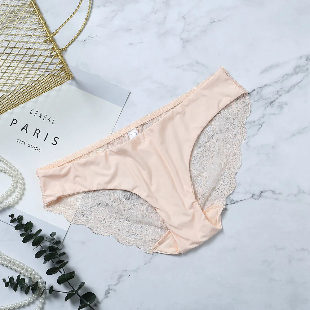 Lace Panties Female Underpants Sexy Panties For Women Briefs Underwear Comfortable Ladies Pantys Lingerie 13 Solid Color luvshop24