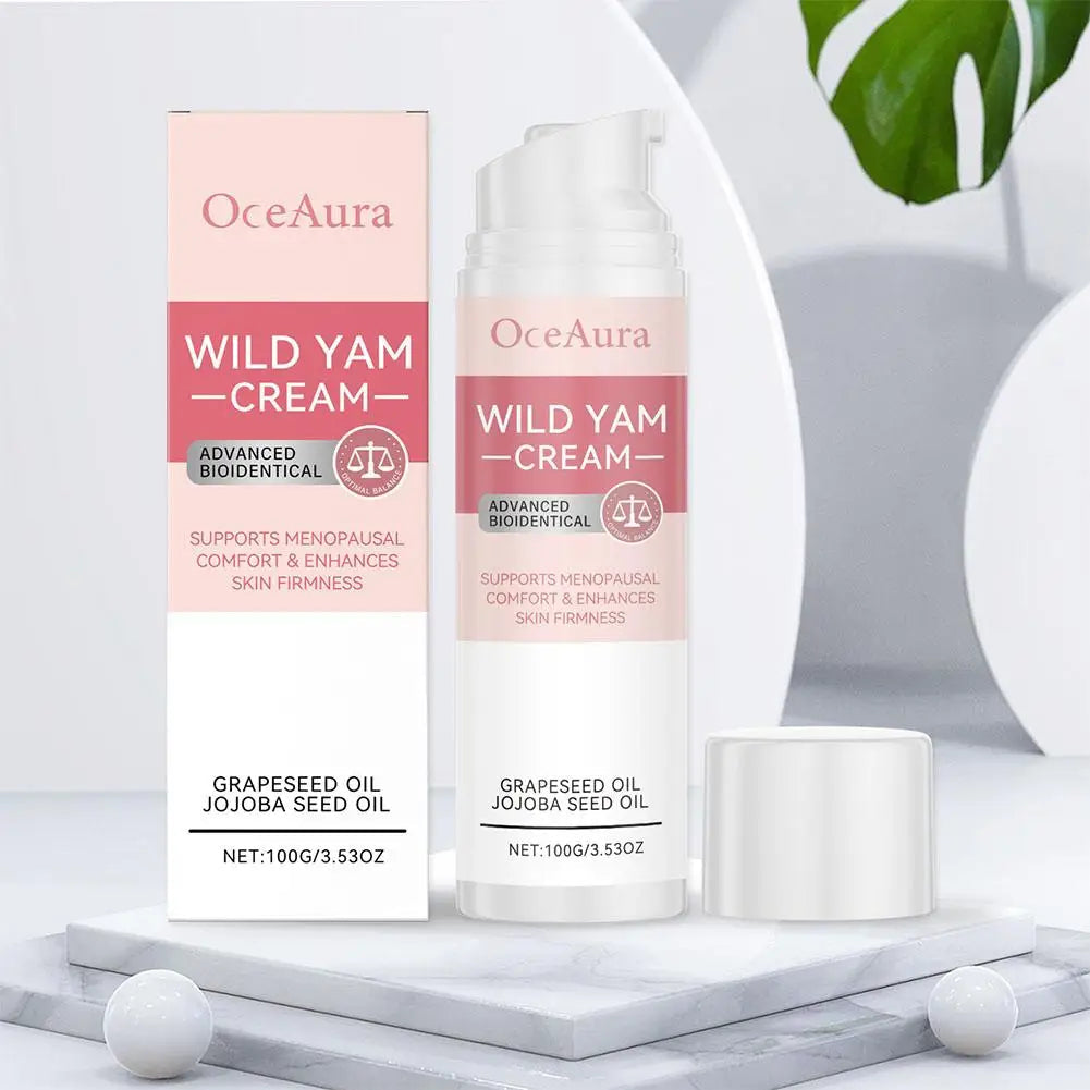 Wild Yam Cream Facial Cream For Women Natural Estrogen Moisturizer Cream With Wild Yam Hydrates, Firms & Revitalizes Skin Care luvshop24