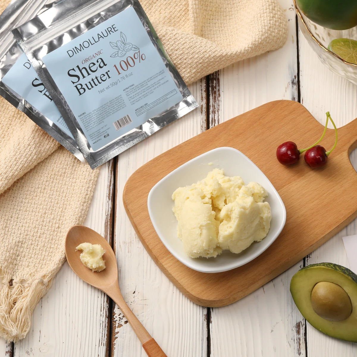 50g/100g Natural Organic Unrefined Shea Butter Oil Skin Care Body Massage Oil Moisturizing Nourishing Cosmetics Raw luvshop24