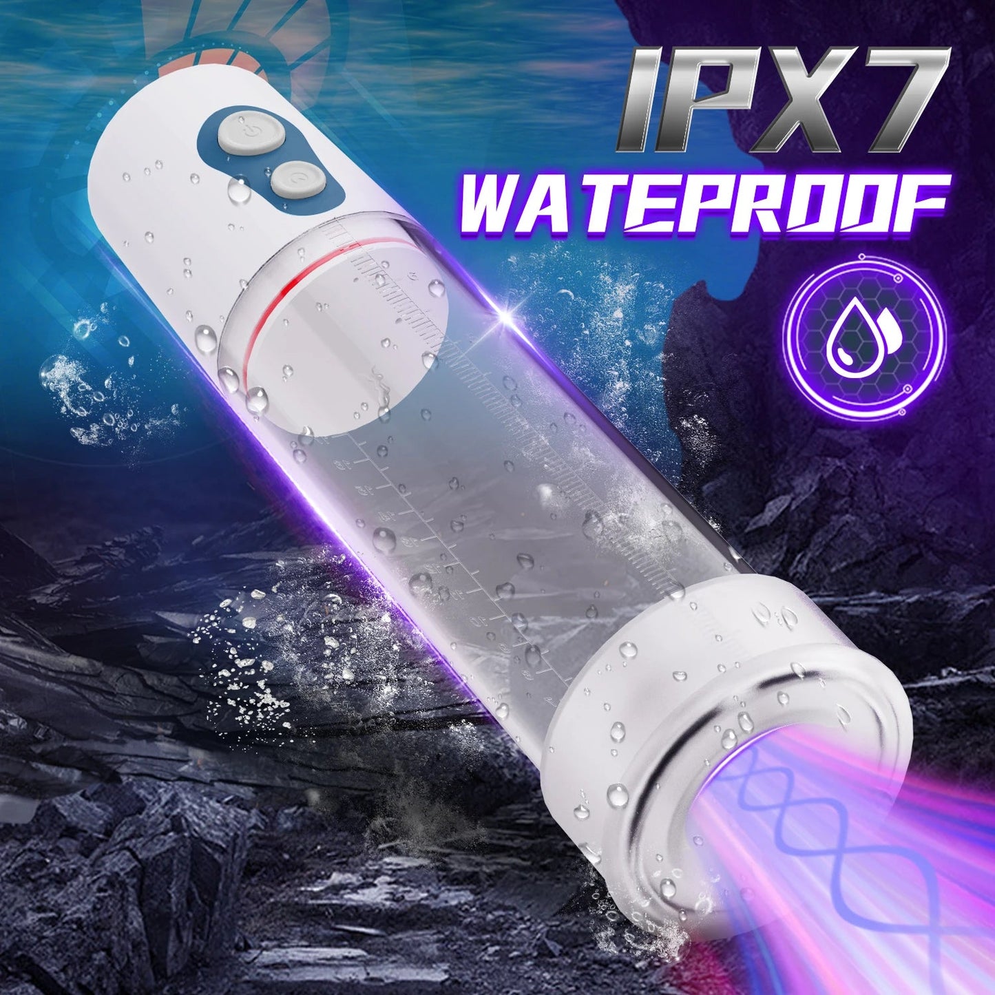 2 in 1 Electric Male Masturbator Penis Pump Automatic Male Masturbator Penis Enlargement Dick Pump Sexual Performance Erection luvshop24