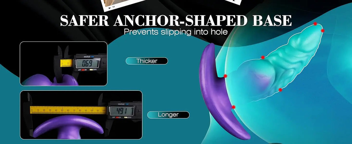 Wearable Anti Drop Soft Anal Plugs Prostate Massage Liquid Silicone Huge Butt Plug Anal Training Comfortable To Wear Butt Plug luvshop24
