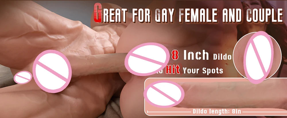 RENHEYUOU Sex Shop Toys For Adult Men Realistic Dildo Anal Hole Butt Masturbation Artificial Penis Gay Male Masturbator Sexy Ass luvshop24