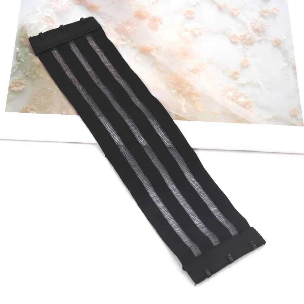 22cm 25cm extended Women Non Slip Bra Extension Strap Extenders 3 Buckles Elastic Bra Extender Hook Clip Adjustable Belt Buckle luvshop24