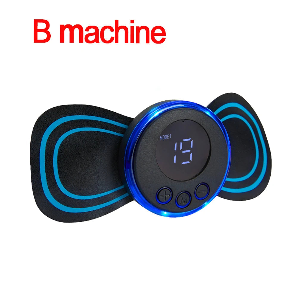 Neck Massager EMS Muscle Stimulator Electric Cervical Massage Patch Low Frequency Pulse Massage Pads Pain Relief Relaxation Tool luvshop24