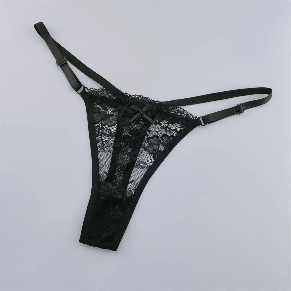 3Pcs/Set New Lace G-string Women's Sexy Underwear Low Waist Breathable Briefs Ladies Intimates Soft Thong Lingerie Fast Shipping luvshop24