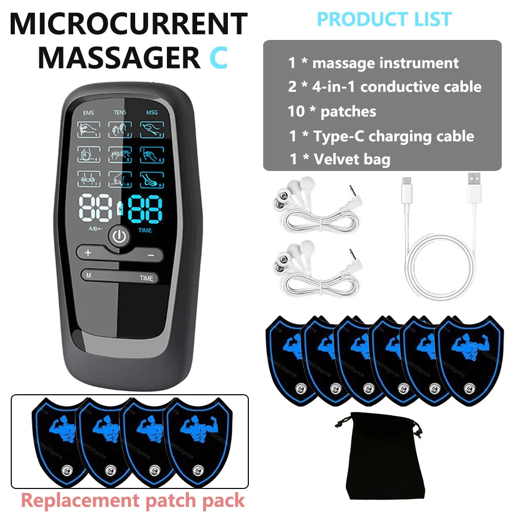 Physiotherapy Tens Muscle Stimulator Electric Ems Acupuncture Body Massage Digital Therapy Slimming Machine Electro Stimulator luvshop24