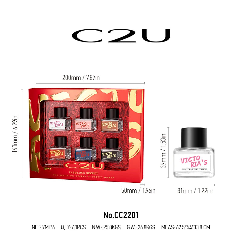 Women's exquisite private perfume set, elegant appearance, fresh and charming date perfume, lover's gift luvshop24