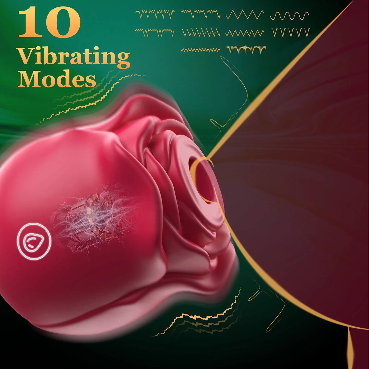 Rose Shape Vagina Sucking Vibrator Nipple Massager Clitoral Vacuum Stimulator Vibrating Female Masturbator Sex Toys for Adults luvshop24