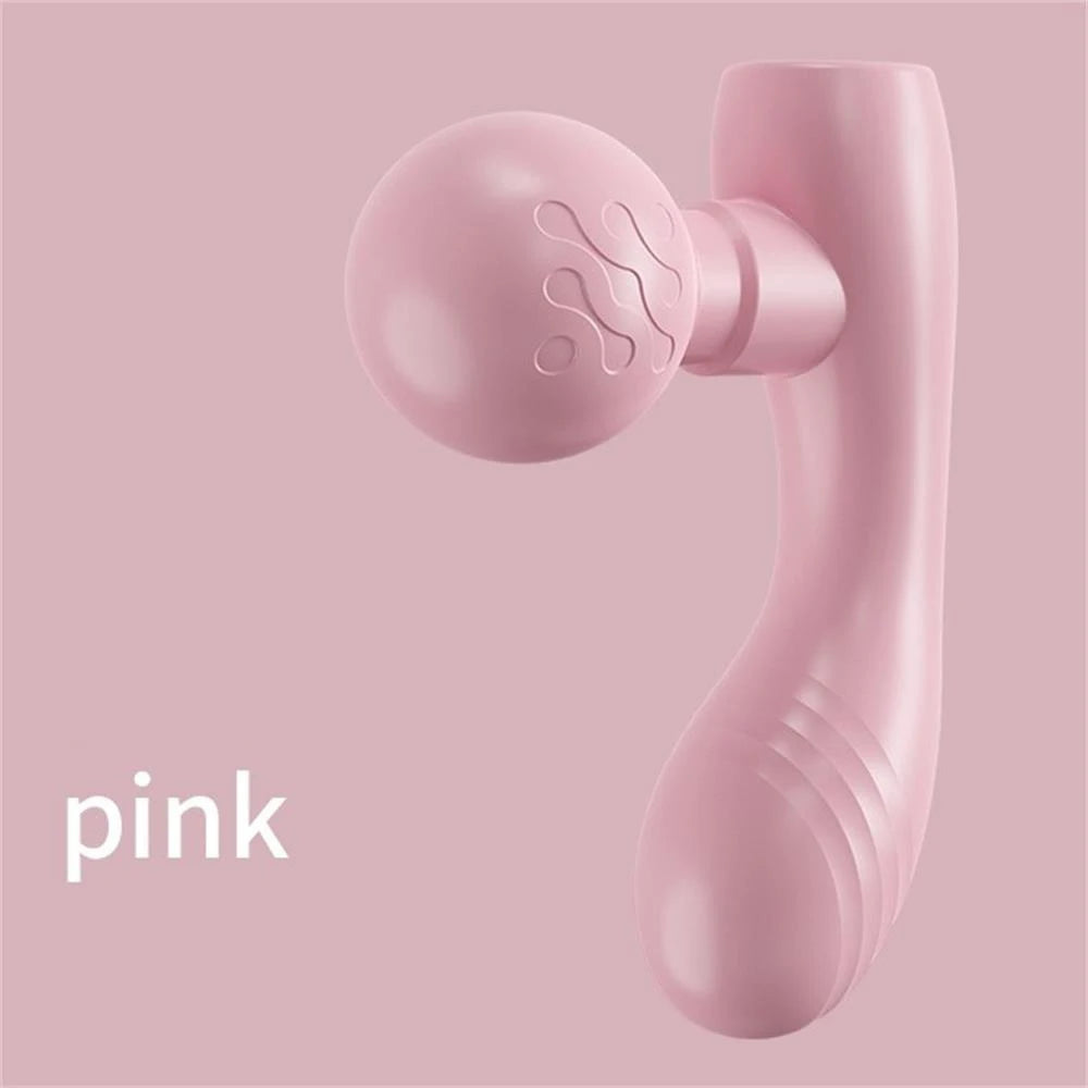 MINI Dual-Head Massager, Dual-Motor Vibration Massage Gun, Portable Charging Muscle Relaxation Massager luvshop24
