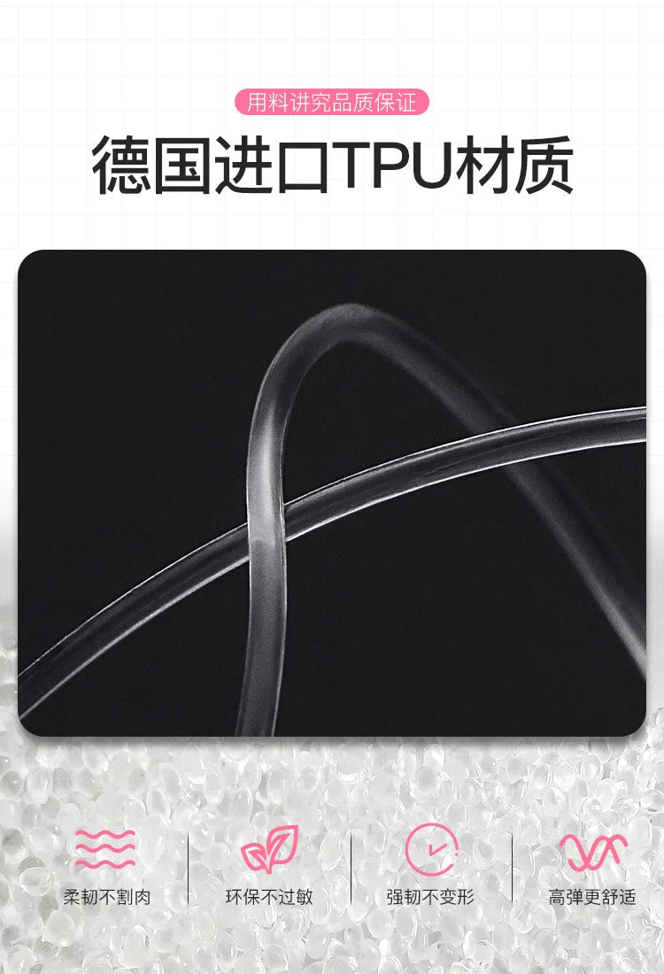 1 Pair Summer Transparent Bra with Silicone Bra Accessories Bra Straps Ladies Adjustable Transparent Hook Invisible Straps luvshop24