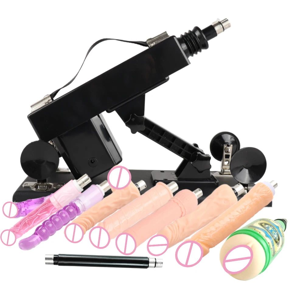 Automatic Powerful Sex Love Machines Thrusting Dildo Masturbating Pumping Vibrator Female Suction Cup Masturbation Sex Machine luvshop24