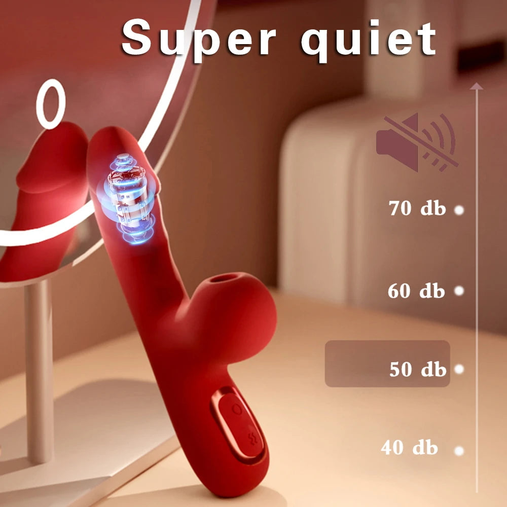 Vibrator Sucking Heating G Spot Vibrating Dildo Massager Vibrator Clitoris Sucking Clit Stimulator Female Masturbator For Women luvshop24