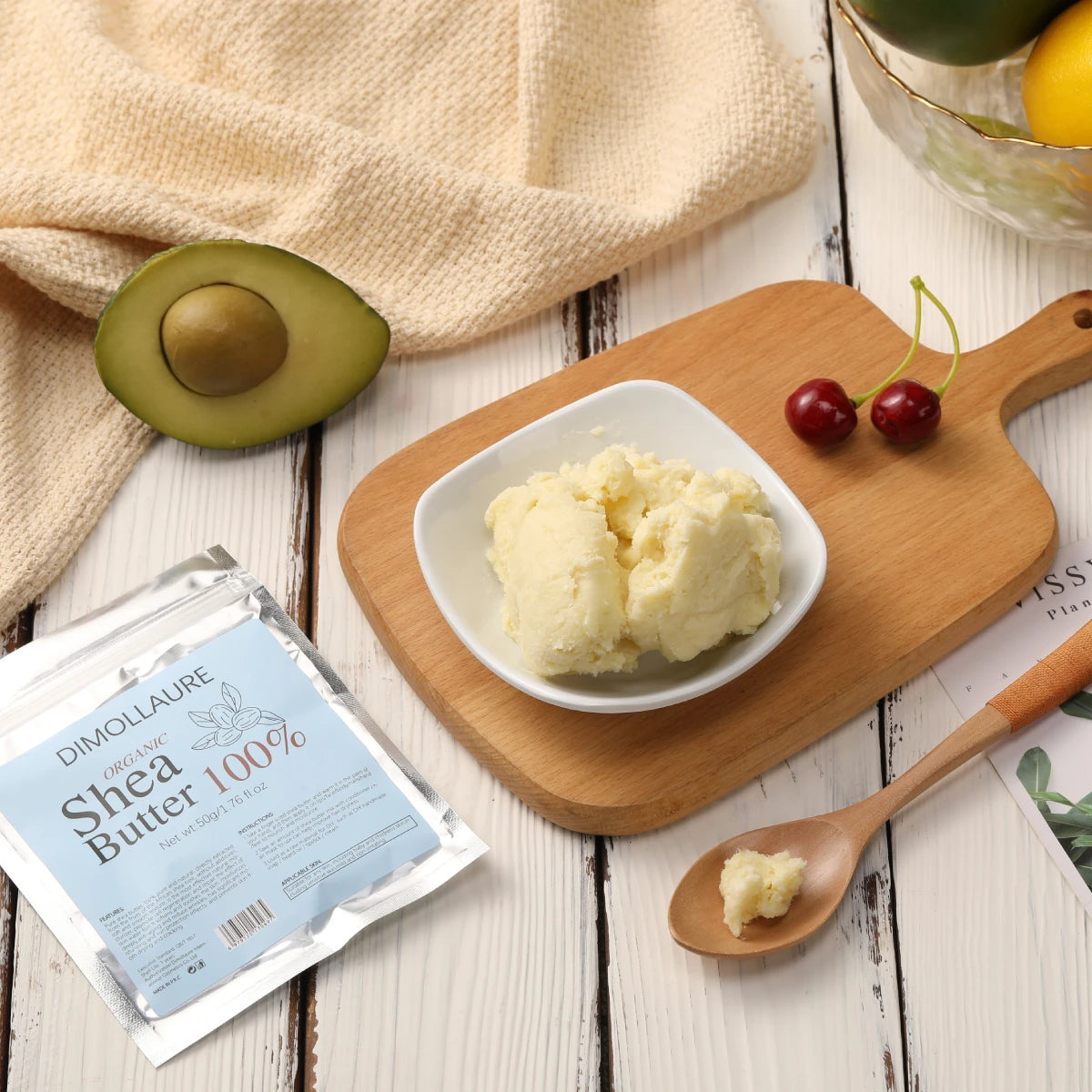50g/100g Natural Organic Unrefined Shea Butter Oil Skin Care Body Massage Oil Moisturizing Nourishing Cosmetics Raw luvshop24