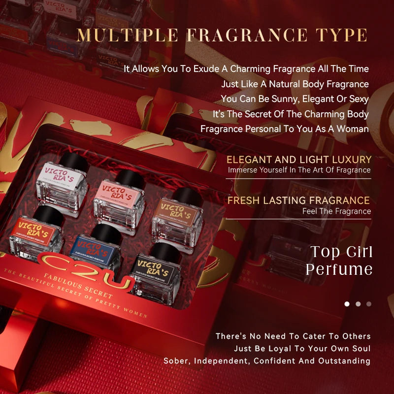 Women's exquisite private perfume set, elegant appearance, fresh and charming date perfume, lover's gift luvshop24