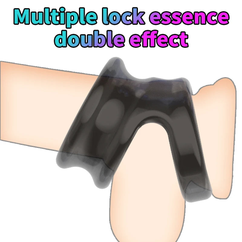 Cock Penis Ring Reusable Delay Ejaculation Stronger Erection Sex Toys Adult Supplies Linen Nozzle Ring Cock Sex Toys For Men luvshop24