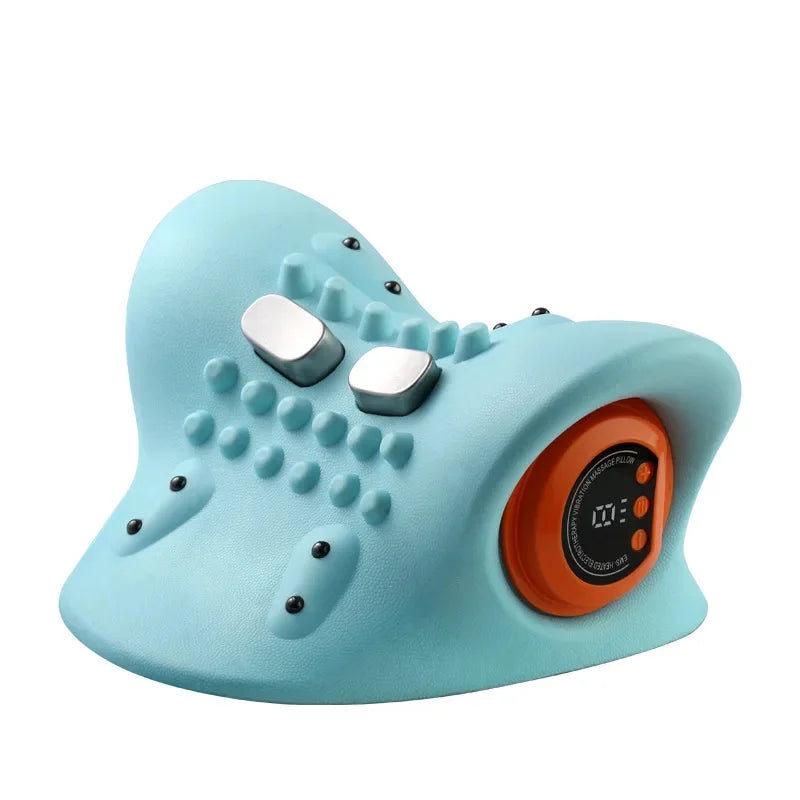 Electric Neck Massager USB Infrared Heating Airbag Neck Traction Vibration Shoulder Cervical Spine Shoulder Support Relax luvshop24