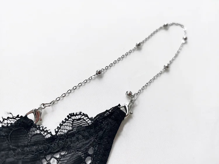 Metal Chain Hot Sexy Women Panties Cotton G String Girls Briefs Letter Thong Erotic Female Underwear Low Waist Intimates luvshop24
