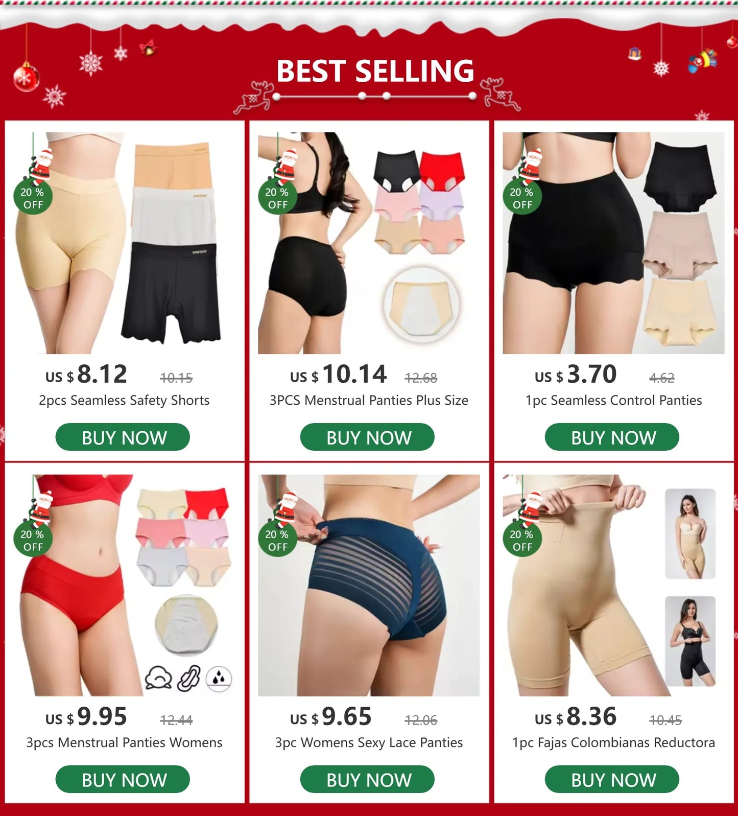 8pcs/lot Women Panties Milk Silk Girls Plus Size Underwear High Waist Briefs Breathable Solid Color Female Lingerie 38-100KG luvshop24