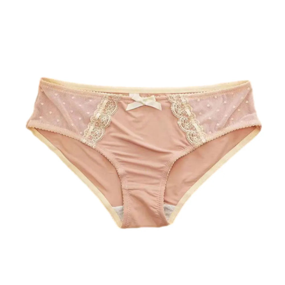 Lace Briefs Sexy Panties For Women Ice Silk Panties Large Underwear Women's Seamless Feminino Lingerie Female Elastic Underpants luvshop24