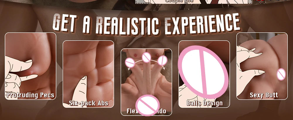 RENHEYUOU Sex Shop Toys For Adult Men Realistic Dildo Anal Hole Butt Masturbation Artificial Penis Gay Male Masturbator Sexy Ass luvshop24