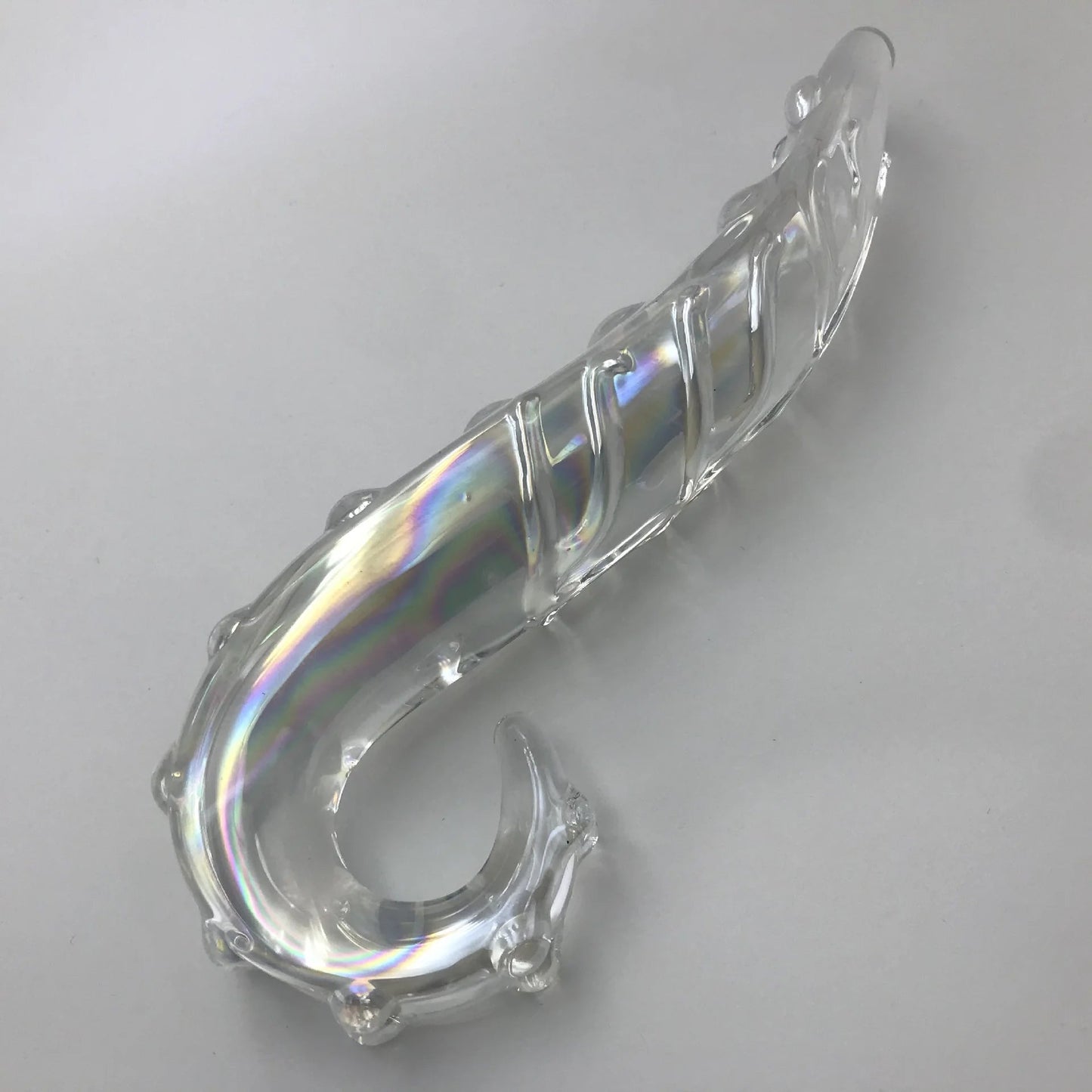 Sea Horse Glass Anal Plugs Wholesale Glass Masturbation Erotic Toys Pink Purple Black Green Blue Crystal Glass Dildos for Women luvshop24