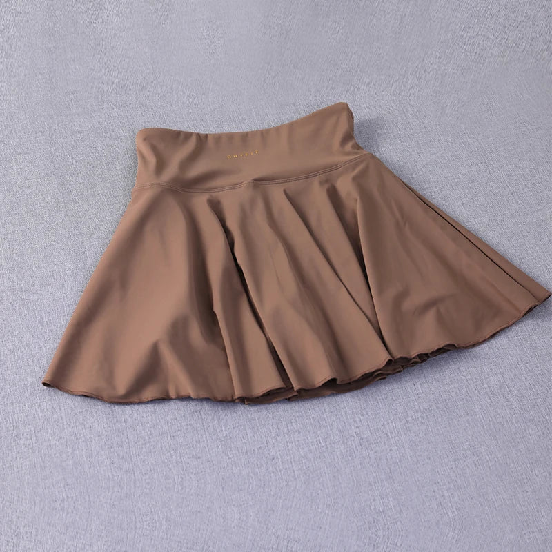 Yoga Wear Athletic Skorts Running Workout Sports Skirts High Waisted Pleated Tennis Skirt for Women luvshop24