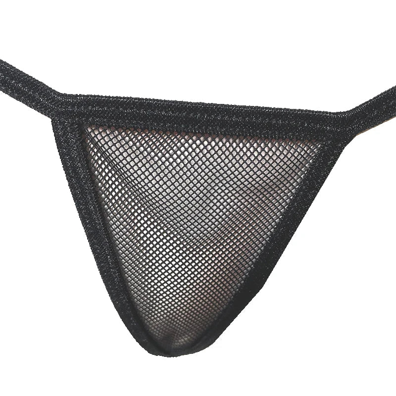 DEKA Women Sexy Bandage Mini Micro Bikini Set Mesh Transparent Erotic Bathingsuit Beachwear Sunbath Lingerie Underwear Plus Size luvshop24