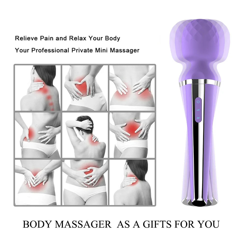 Sex Toy for Women AV Vibrator Clitoris Stimulator Body Massager Sexual Magic Massager AV Massage Stick Female Adult Toys luvshop24