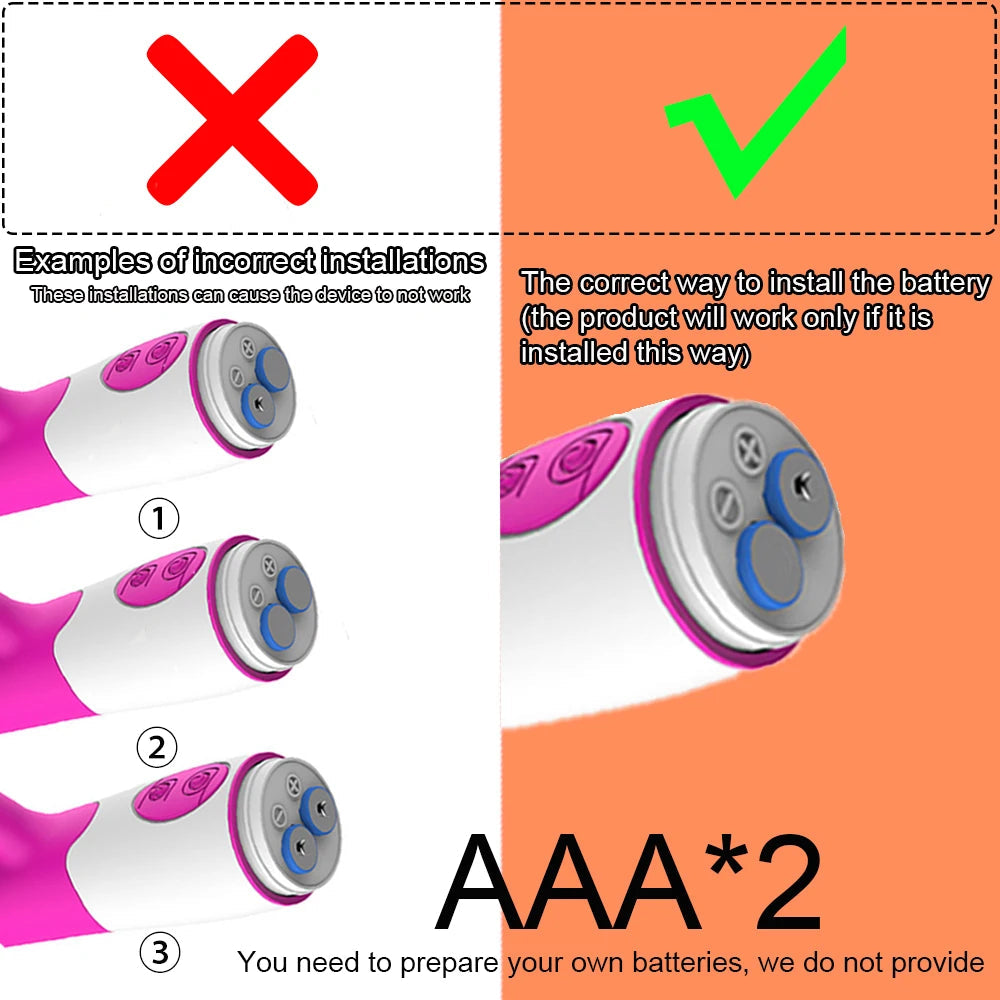 30 Speed G-spot Vibrator, Vaginal/Clitoral Massager, Sex Toys, Female Sex Toys, Adult Toys, Sexy Toys (Batteries not included) luvshop24