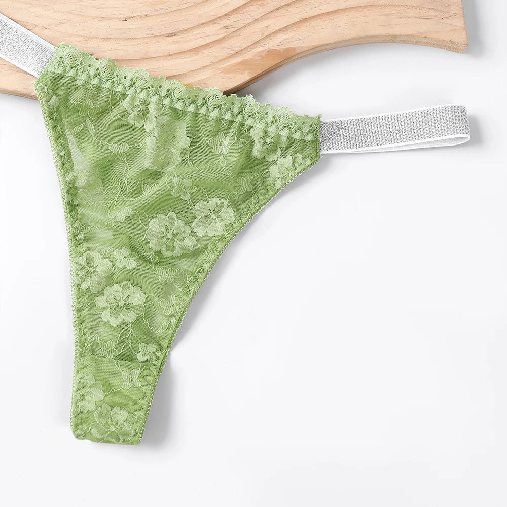 Womens Sexy Lingerie Lace Thongs Breathable Comfortable Stretch Elegant Plus Size Underwear Panties Briefs luvshop24