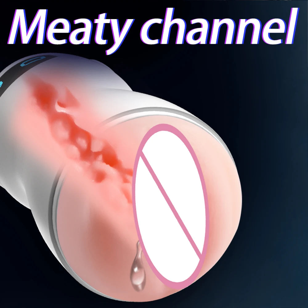 Automatic Male Sucking Mastubator Vibration Blowjob Machine Masturbation Cup Sex Toys Adult Goods for Men Masturbate Supplies luvshop24