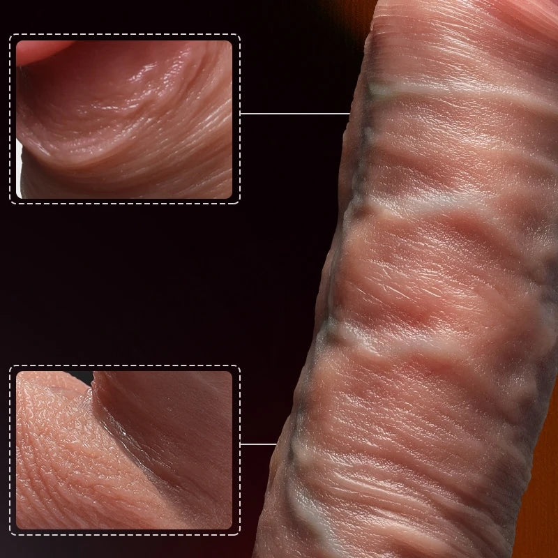 Realistic Dildo Telescopic Vibrator Female Vagina Stimulator Big Penis Anal Plug Man Real Cock Dick Adult Sex Toys for Women luvshop24