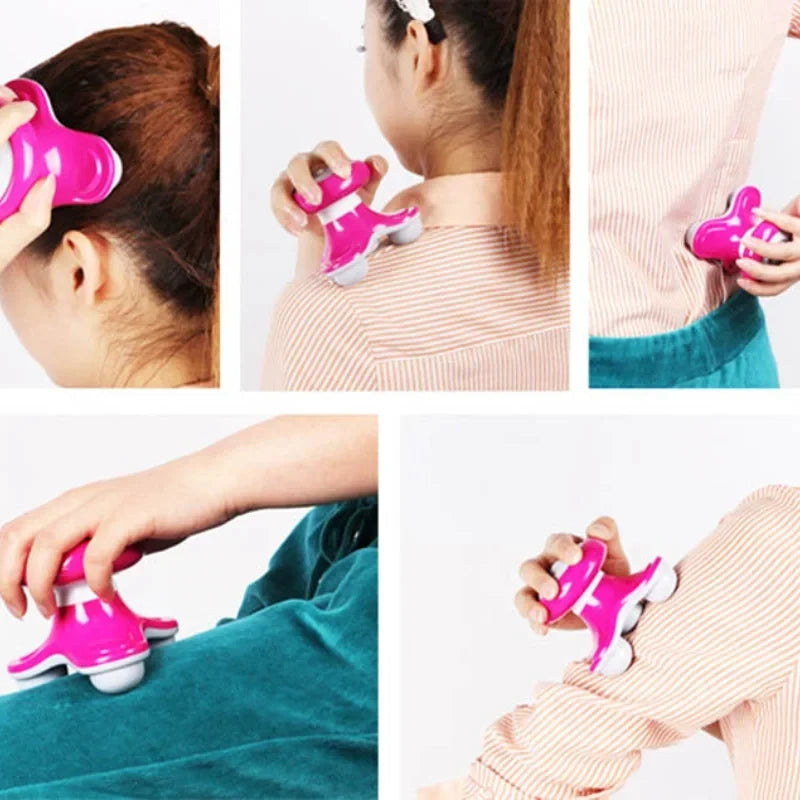 Mini Handle Electric Massager Body Wave Vibration USB Massage Triangle Body Health Beauty Massager Small Massager Relax luvshop24